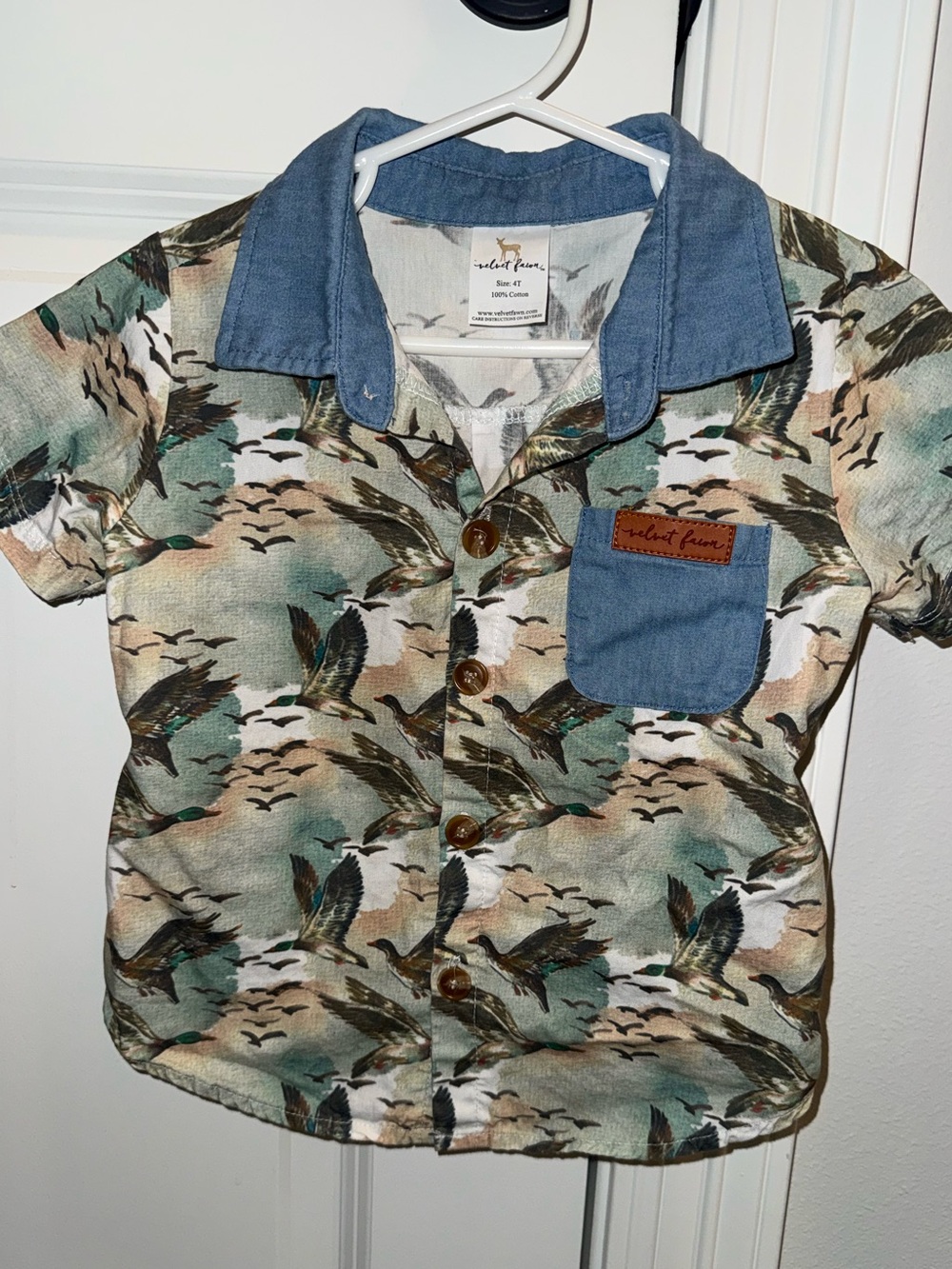Velvet Fawn Mallard Button Shirt
